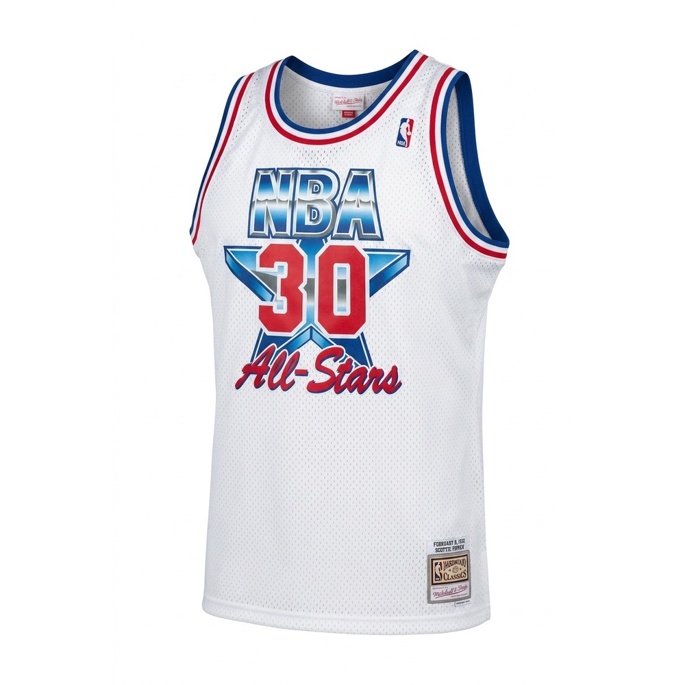 Scottie Pippen 1992 NBA All‑Star Jersey #30 Mitchell & Ness Swingman White 6X